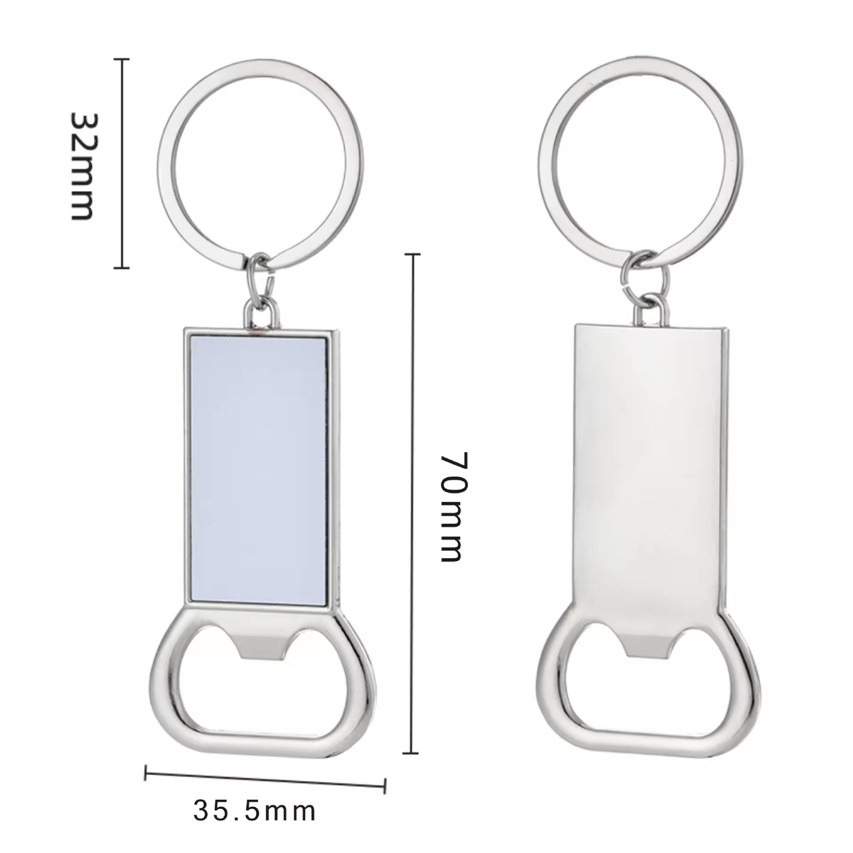 Sublimation Zinc Alloy Eco-friendly Southeast Asia Style Bottle Opener Keychain Pendant for Laser Engraving Corkscrews