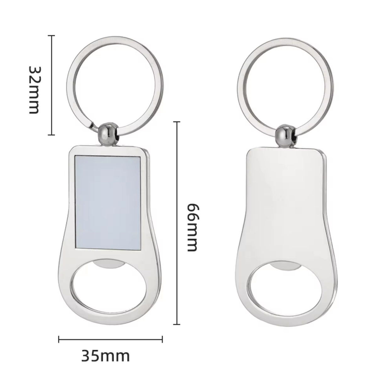 Sublimation Zinc Alloy Eco-friendly Southeast Asia Style Bottle Opener Keychain Pendant for Laser Engraving Corkscrews