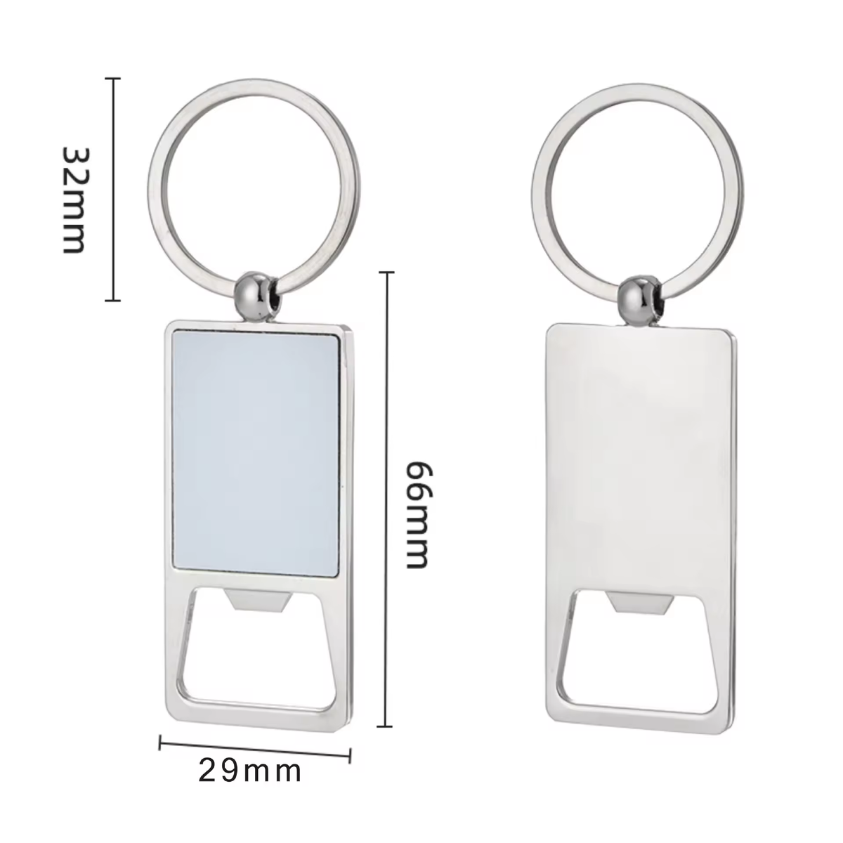 Sublimation Zinc Alloy Eco-friendly Southeast Asia Style Bottle Opener Keychain Pendant for Laser Engraving Corkscrews
