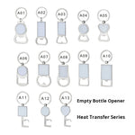 Sublimation Zinc Alloy Eco-friendly Southeast Asia Style Bottle Opener Keychain Pendant for Laser Engraving Corkscrews