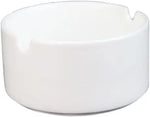 4pcs Sublimation White Ceramic Ashtrays for Cigarettes Heat Transfer Print Round Ceramic Holder for Smokers Home Office Desktop