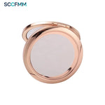 SCCFMM 10pcs Sublimation Blank Magnifying Compact Mirror for Purses Rose Gold Folding Mini Pocket Travel Makeup Mirror for Custom Gift