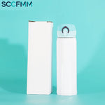 SCCFMM Direct Drink Thermos Cup Sublimation Stainless Steel Water Bottle for Heat Transfer Print Photo Picture Personalized Cup