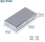 SCCFMM Portable 10cm Extended Metal Cigarette Case with Sublimation Blank Thermal Transfer Print Logo Image Customizable Design