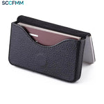 SCCFMM 12pcs Sublimation Business Card Holder PU Leather Name Card Case Pocket Heat Transfer Blank Wallet Coin Purse Card Holder Case