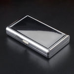 SCCFMM Portable 10cm Extended Metal Cigarette Case with Sublimation Blank Thermal Transfer Print Logo Image Customizable Design