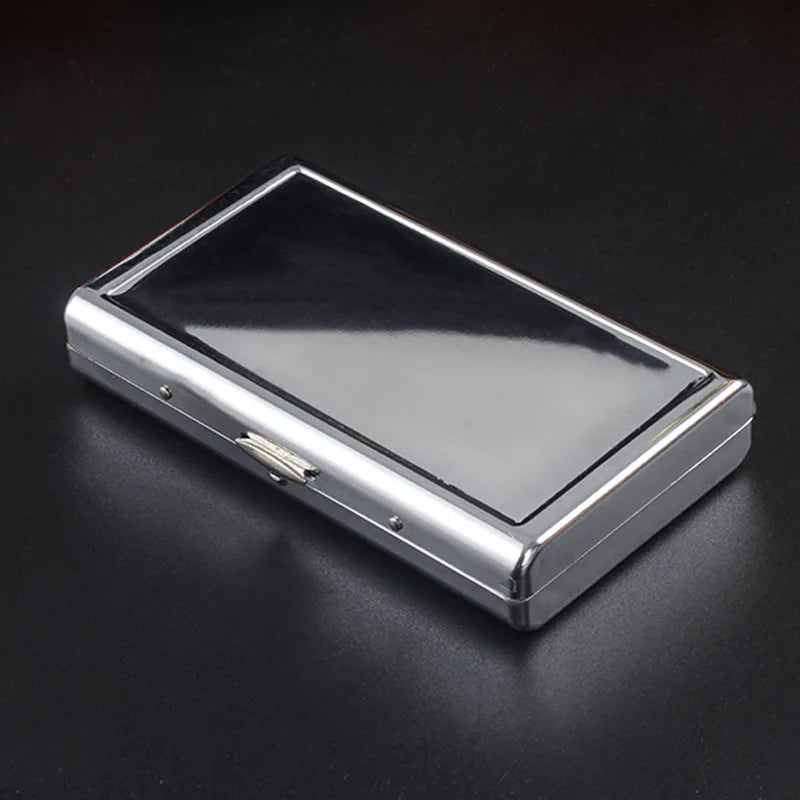 SCCFMM Portable 10cm Extended Metal Cigarette Case with Sublimation Blank Thermal Transfer Print Logo Image Customizable Design