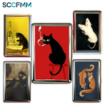 SCCFMM New Versatile Card Cash Case Retro Multi-Function Aluminum Box Cigarette Case Organizer Customizable Logo Decorative