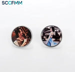 SCCFMM 60pcs Sublimation Pins Button Pin Badge Heat Transfer Buttons Badge Blank Base Sewing Pins Button for DIY Craft Making