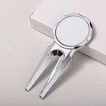 30pieces Sublimation Blank Golf Fork Divot Repair Tool Divot Tool And Ball Marker Gift Ideas Golf Fork Multitool For Men Golfers