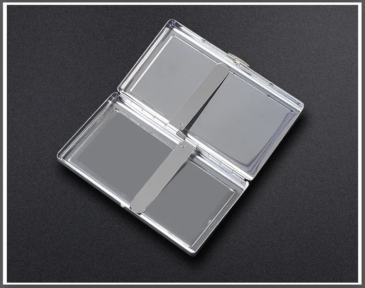 SCCFMM Portable 10cm Extended Metal Cigarette Case with Sublimation Blank Thermal Transfer Print Logo Image Customizable Design