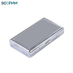 SCCFMM Portable 10cm Extended Metal Cigarette Case with Sublimation Blank Thermal Transfer Print Logo Image Customizable Design