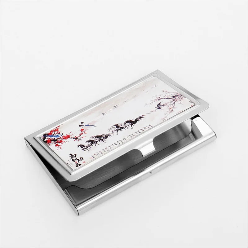 Customizable Thermal Transfer Business Card Holder
