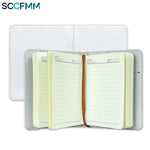 SCCFMM Business Office Faux Leather Refillable Inner Core Sublimation Thermal Transfer Print Journal Notebook
