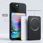Magnetic Card Holder Coin Purse for Phone Back - Sublimation Blank Card Holders, PVC Unisex Case for Heat-Transfer Print Logo Image