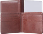 10pcs Brown Color Sublimation Blank Men Wallets Card Holder Gifts Wallet Heat Transfer Sublimation Wallet for Men Father's Day