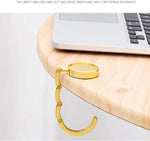 20pcs Sublimation Blank Personalized Purse Hooks Heat Transfer Print Handbag Hanger Portable And Foldable Custom Unique Bag Hook