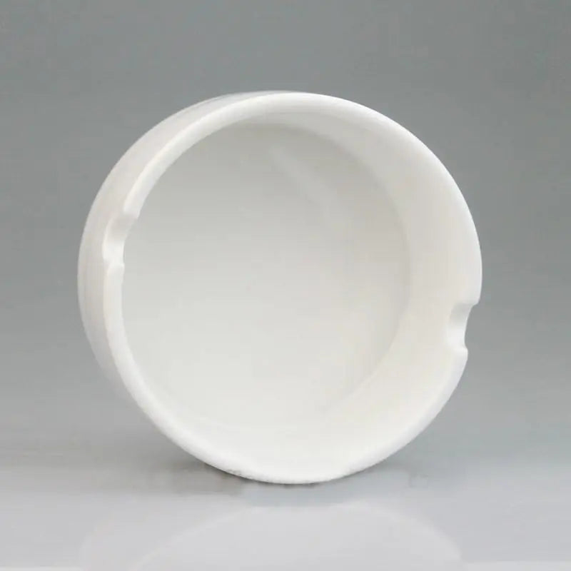 4pcs Sublimation White Ceramic Ashtrays for Cigarettes Heat Transfer Print Round Ceramic Holder for Smokers Home Office Desktop