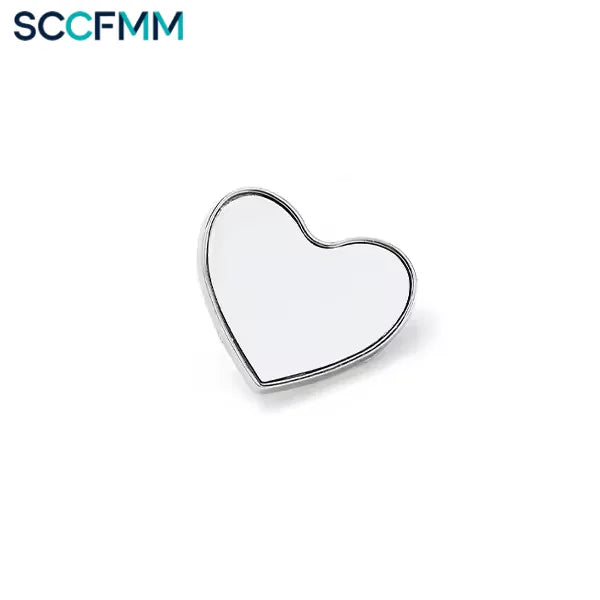 SCCFMM 60pcs Sublimation Pins Button Pin Badge Heat Transfer Buttons Badge Blank Base Sewing Pins Button for DIY Craft Making
