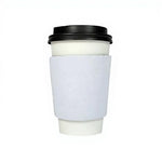 50pcs Sublimation Blank Neoprene Reusable Hot Coffee Cup Insulator Sleeves Neoprene Hot Coffee and Tea Cup Holder Sleeves
