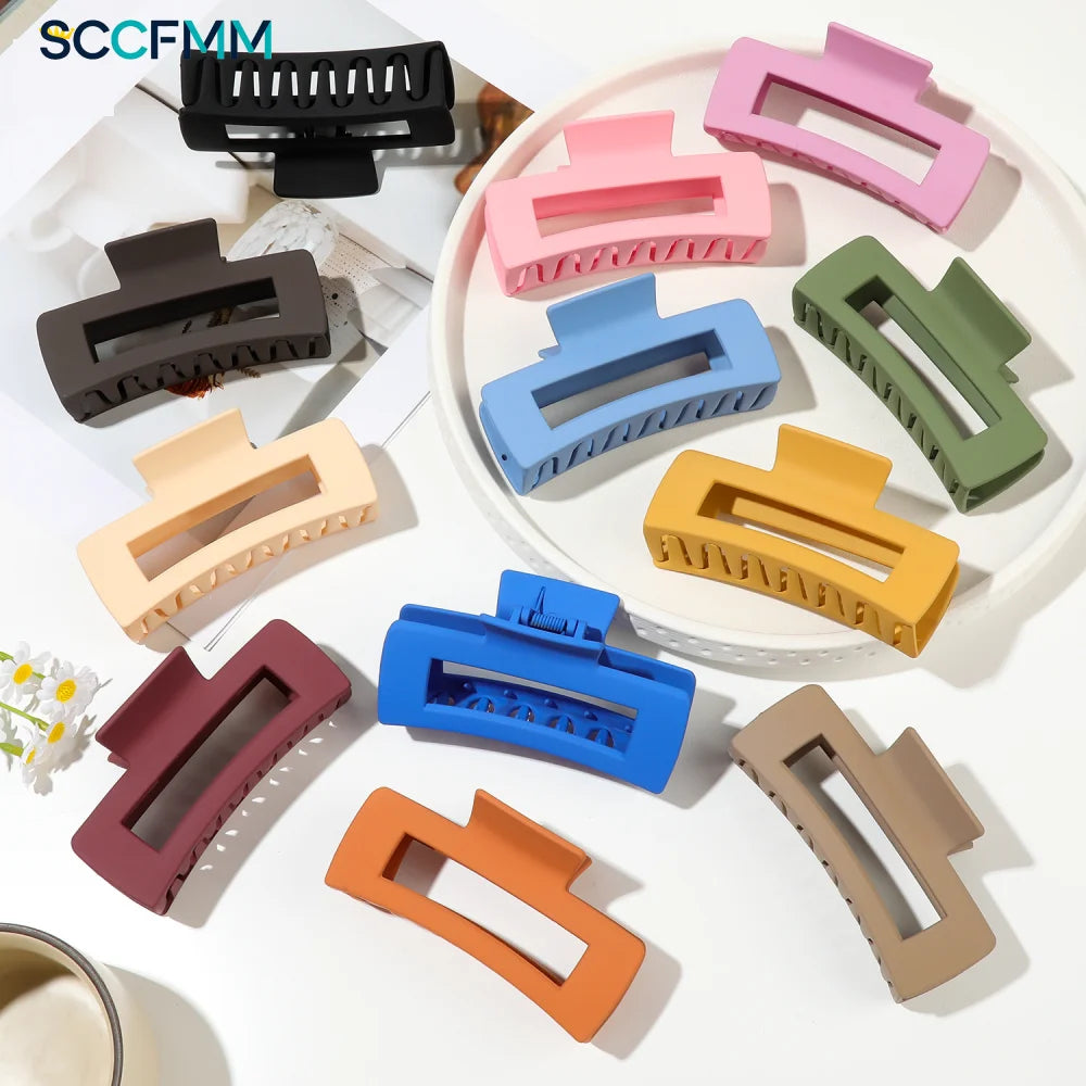 Korean Style Hair Claws Sublimation Hair Clips Headwear Hairpin Crab Barrette Fashion Ornament Hair for Heat Transfer Print Logo