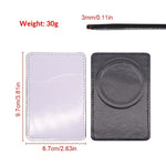 Magnetic Card Holder Coin Purse for Phone Back - Sublimation Blank Card Holders, PVC Unisex Case for Heat-Transfer Print Logo Image