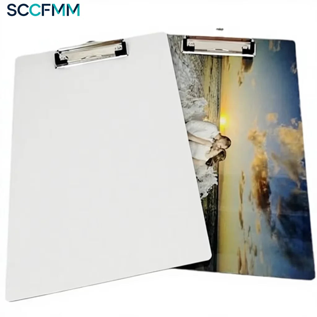 SCCFMM 5pcs Sublimation Clipboard MDF A5 Size DIY Heat Transfer Print Teacher Blanks for Office Products DIY Handmade Craft