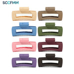 Korean Style Hair Claws Sublimation Hair Clips Headwear Hairpin Crab Barrette Fashion Ornament Hair for Heat Transfer Print Logo