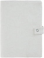8pcs Linen Cotton Hard Cover for Journals A5 Sublimation Blank White Notebook Cover Creative Gift for DIY Photo Logo Printing