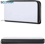 5pcs Sublimation Blank Fashion Women Zip Around Long Wallet Pu Leather Phone Clutch Travel Card Holder Purse For Women Girl Gift