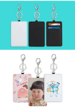 20 Pcs Sublimation Blank PU Leather Card & ID Badge Holders Portable Heat Transfer Printable for Office & Transportation Use