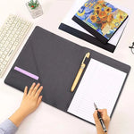 SCCFMM A4/A5 Sublimation Blank Canvas Notebook Cover Promotional Gift Note Taking Planning Journal Thermal Transfer Print Logo