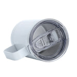 304 Stainless Steel Double-Vacuum Water Cup With Handle Sublimation Mug