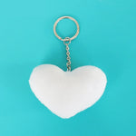 Sublimation Keychain Key Rings DIY Craft Velvet Pillow Keychains Double-sided Printing Cute Luggage Tags for Custom Funny Gifts