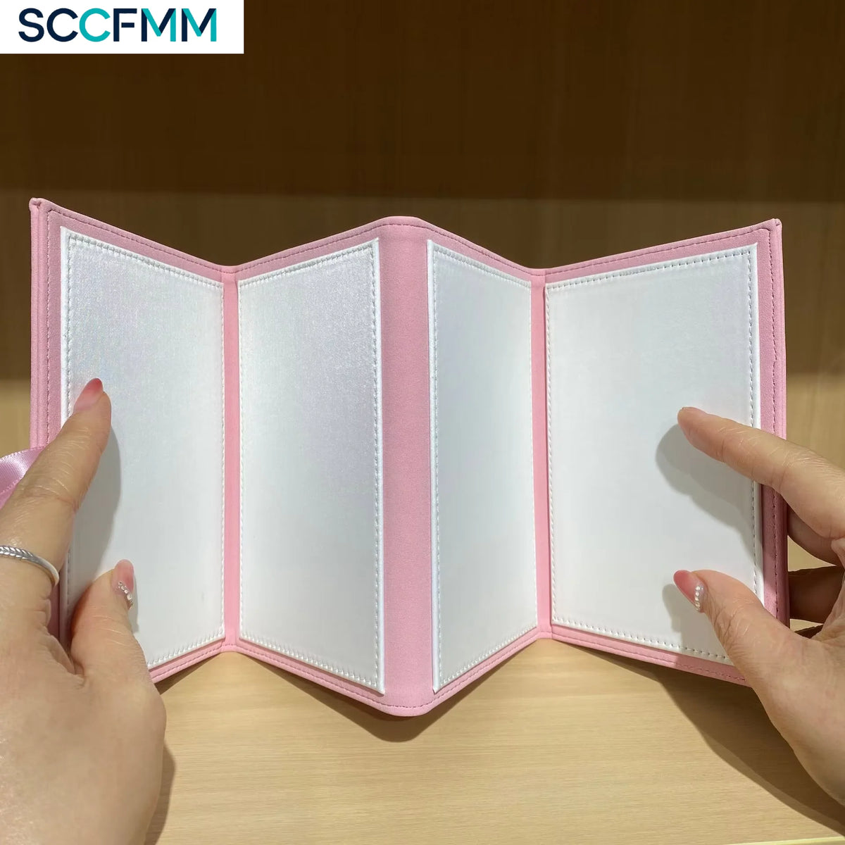 SCCFMM DIY PU Leather Photo Album with Sublimation & Heat Transfer Printing Stapled Binding Creative Gift