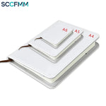SCCFMM Business Office Faux Leather Refillable Inner Core Sublimation Thermal Transfer Print Journal Notebook