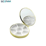 Sublimation Silver Mirror Metal Detachable Pillbox