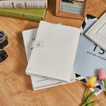 8pcs Linen Cotton Hard Cover for Journals A5 Sublimation Blank White Notebook Cover Creative Gift for DIY Photo Logo Printing