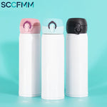 SCCFMM Direct Drink Thermos Cup Sublimation Stainless Steel Water Bottle for Heat Transfer Print Photo Picture Personalized Cup