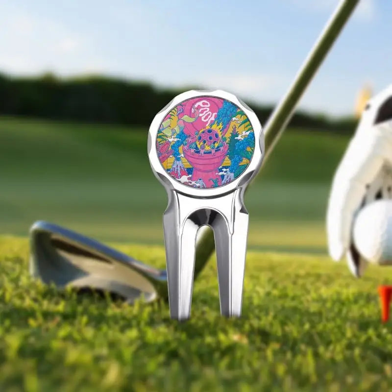 30pieces Sublimation Blank Golf Fork Divot Repair Tool Divot Tool And Ball Marker Gift Ideas Golf Fork Multitool For Men Golfers