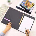 5pcs A5 Sublimation Blank Canvas Notebook Cover Promotional Gift Note Taking Planning Journal Thermal Transfer Print Logo