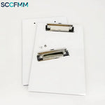SCCFMM 5pcs Sublimation Clipboard MDF A5 Size DIY Heat Transfer Print Teacher Blanks for Office Products DIY Handmade Craft