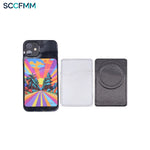 Magnetic Card Holder Coin Purse for Phone Back - Sublimation Blank Card Holders, PVC Unisex Case for Heat-Transfer Print Logo Image