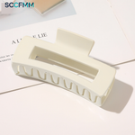 Korean Style Hair Claws Sublimation Hair Clips Headwear Hairpin Crab Barrette Fashion Ornament Hair for Heat Transfer Print Logo